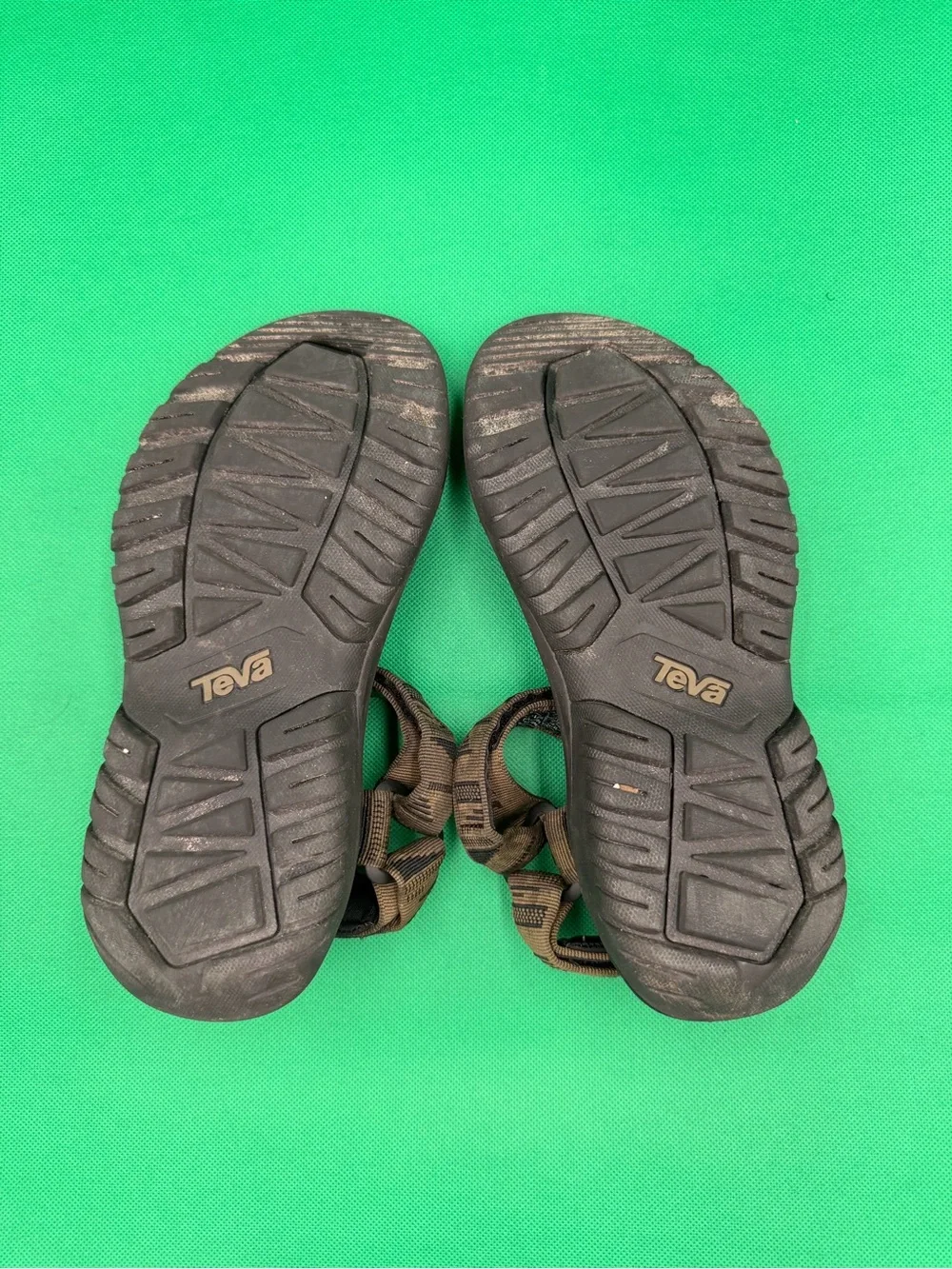 Teva Olive Green and Black Adjustable Strap Sandals - Hurricane XLT2